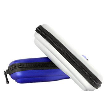 Housse Slim blanche et bleue