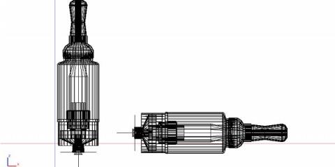 Clearomiseur Aspire Nautilus vue 3D