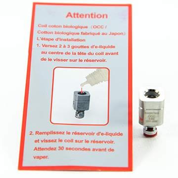 Conseils d'utilisation résistance Kangertech OCC