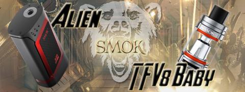 Test de la Smoktech Alien et du TFV8 Baby