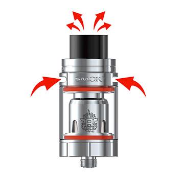 Airflow en partie supérieure du Remplissage facile du TFV8 X-Baby