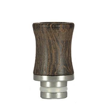Driptip 510 bois & inox incurvé pour plus de confort
