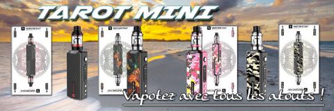 Vapoteuse Vaporesso Tarot mini : une ecigarette belle, simple et efficace.