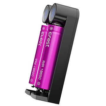 Efest Slim K2 charge 2 accumulateurs en toute sécurité
