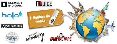 Les grandes marques des meilleurs e-liquides du monde