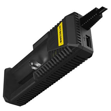 Chargeur Nitecore I1 permettant de recharger tous périphériques par port USB