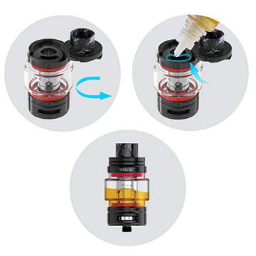 Remplissage facile et sécurisé du Smok TFV16