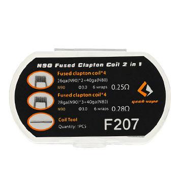 8 coils F207 N90 Fused Clapton Geekvape