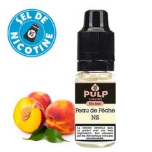 Pulp peau de pêche aux sels de nicotine